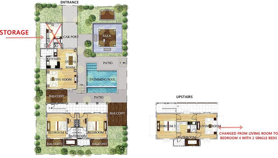 Large 4 Bed Villa Short Walk To Maenam Beach Bãi biển Bãi biển Mae Nam Ngoại thất bức ảnh